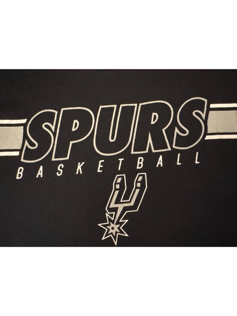 NBA San Antonio Spurs Long-Sleeve Shirt Black XL Basketball Spurs Basketball - Picture 7 of 16